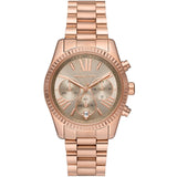 Michael Kors Bradshaw Chronograph Rose Gold Dial Rose Gold Steel Strap Watch for Women - MK5799 Buy Now By Michael Kors