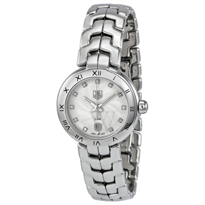 Tag Heuer Link Diamonds Mother of Pearl Dial Silver Steel Strap Watch for Women - WAT1411.BA0954 Buy Now By Tag Heuer