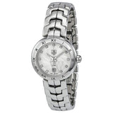 Tag Heuer Link Diamonds Mother of Pearl Dial Silver Steel Strap Watch for Women - WAT1411.BA0954 Buy Now By Tag Heuer