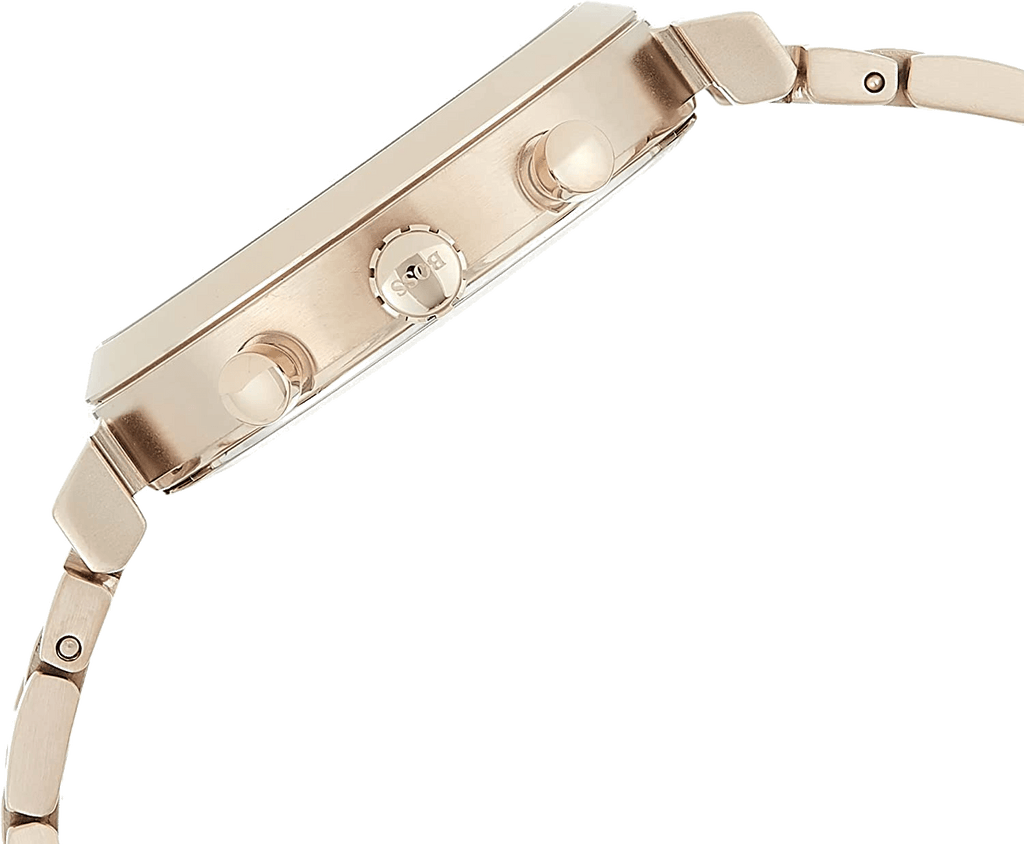 Hugo Boss Flawless Quartz White Dial Gold Steel Strap Watch for Women -1502531 Buy Now By Hugo Boss