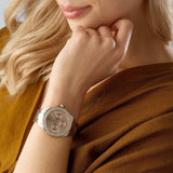 Hugo Boss Premiere Rose Gold Dial with DIamonds Rose Gold Steel Strap Watch for Women - 1502443 Buy Now By Hugo Boss