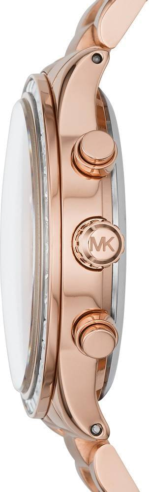 Michael Kors Brinkley Rose Gold Dial Rose Gold Steel Strap Watch for Women - MK6204 Buy Now By Michael Kors
