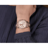 Michael Kors Ritz Chronograph Rose Gold Dial Rose Gold Steel Strap Watch For Women - MK6598 Buy Now By Michael Kors