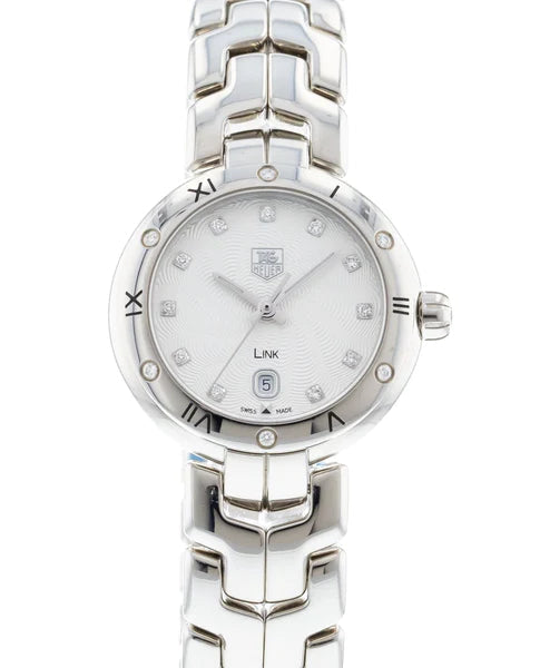 Tag Heuer Link Diamonds Silver Dial Silver Steel Strap Watch for Women - WAT1413.BA0954 Buy Now By Tag Heuer