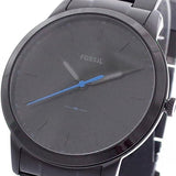 Fossil The Minimalist Black Dial Black Steel Strap Watch for Men - FS5308 Buy Now By Fossil