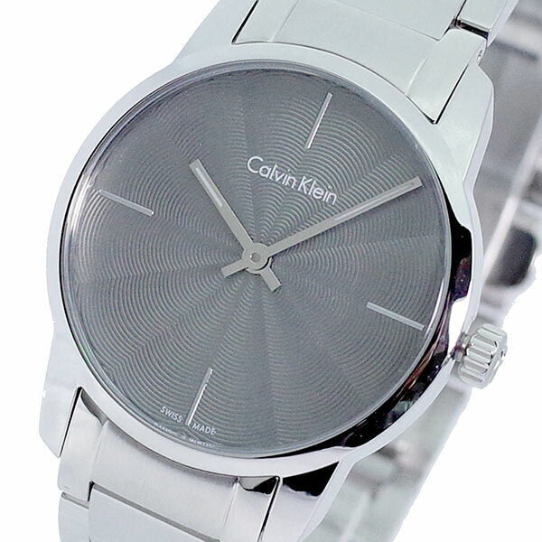 Calvin Klein City Grey Dial Silver Steel Strap Watch for Women - K2G23144 Buy Now By Calvin Klein