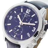 Tissot PRC 200 Chronograph Blue Dial Blue Leather Strap Watch For Men - T055.417.16.047.00 Buy Now By Tissot