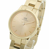 Daniel Wellington Iconic Link Unitone Gold Dial Gold Steel Strap Watch For Women - DW00100403 Buy Now By Daniel Wellington
