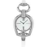 Gucci Horsebit Collection Diamonds Mother of Pearl White Dial Silver Steel Strap Watch For Women - YA139504 Buy Now By Gucci
