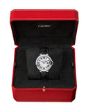 Cartier Ballon Bleu De Cartier Silver Dial Black Leather Strap Watch for Women - WSBB0034 Buy Now By Cartier