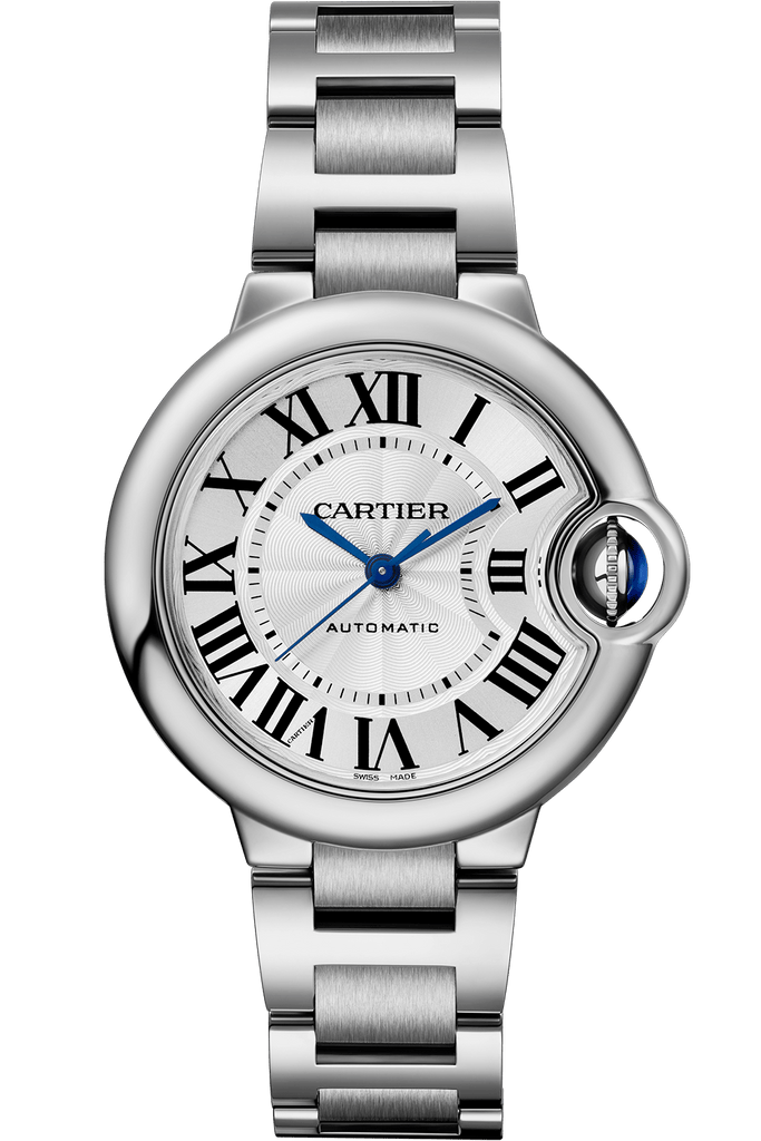 Cartier Ballon Bleu De Cartier Silver Dial Silver Steel Strap Watch for Women - WSBB0044 Buy Now By Cartier