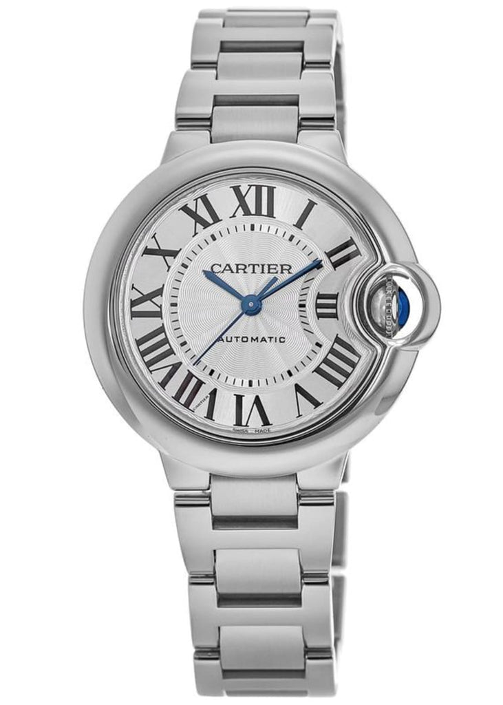 Cartier Ballon Bleu De Cartier Silver Dial Silver Steel Strap Watch for Women - WSBB0044 Buy Now By Cartier