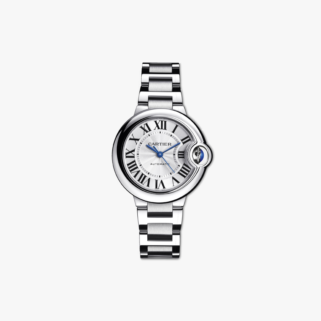 Cartier Ballon Bleu De Cartier Silver Dial Silver Steel Strap Watch for Women - WSBB0044 Buy Now By Cartier