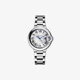 Cartier Ballon Bleu De Cartier Silver Dial Silver Steel Strap Watch for Women - WSBB0044 Buy Now By Cartier