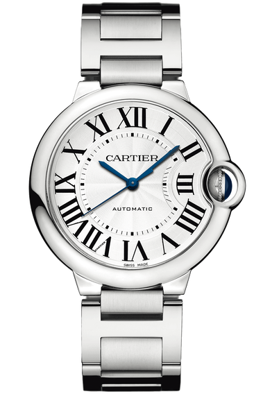 Cartier Ballon Bleu De Cartier Silver Dial Silver Steel Strap Watch for Women - WSBB0048 Buy Now By Cartier