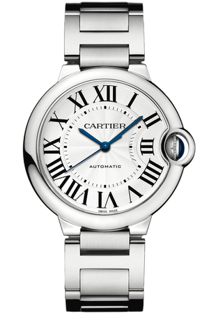 Cartier Ballon Bleu De Cartier Silver Dial Silver Steel Strap Watch for Women - WSBB0048 Buy Now By Cartier