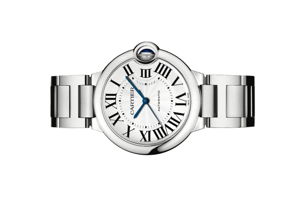 Cartier Ballon Bleu De Cartier Silver Dial Silver Steel Strap Watch for Women - WSBB0048 Buy Now By Cartier