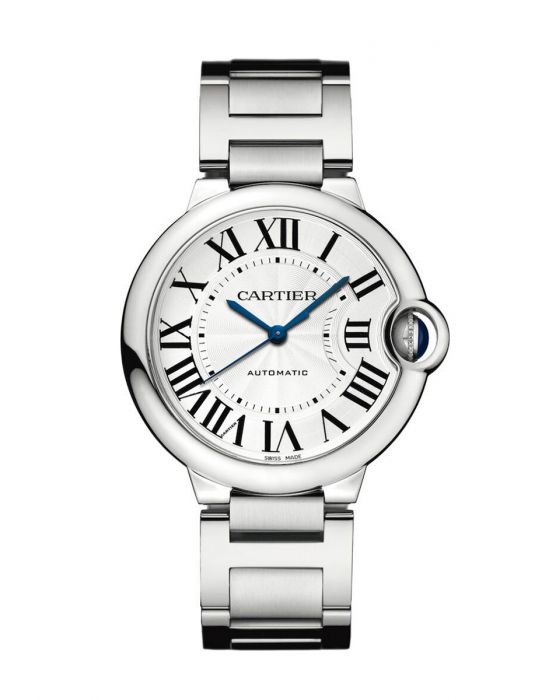 Cartier Ballon Bleu De Cartier Silver Dial Silver Steel Strap Watch for Women - WSBB0048 Buy Now By Cartier