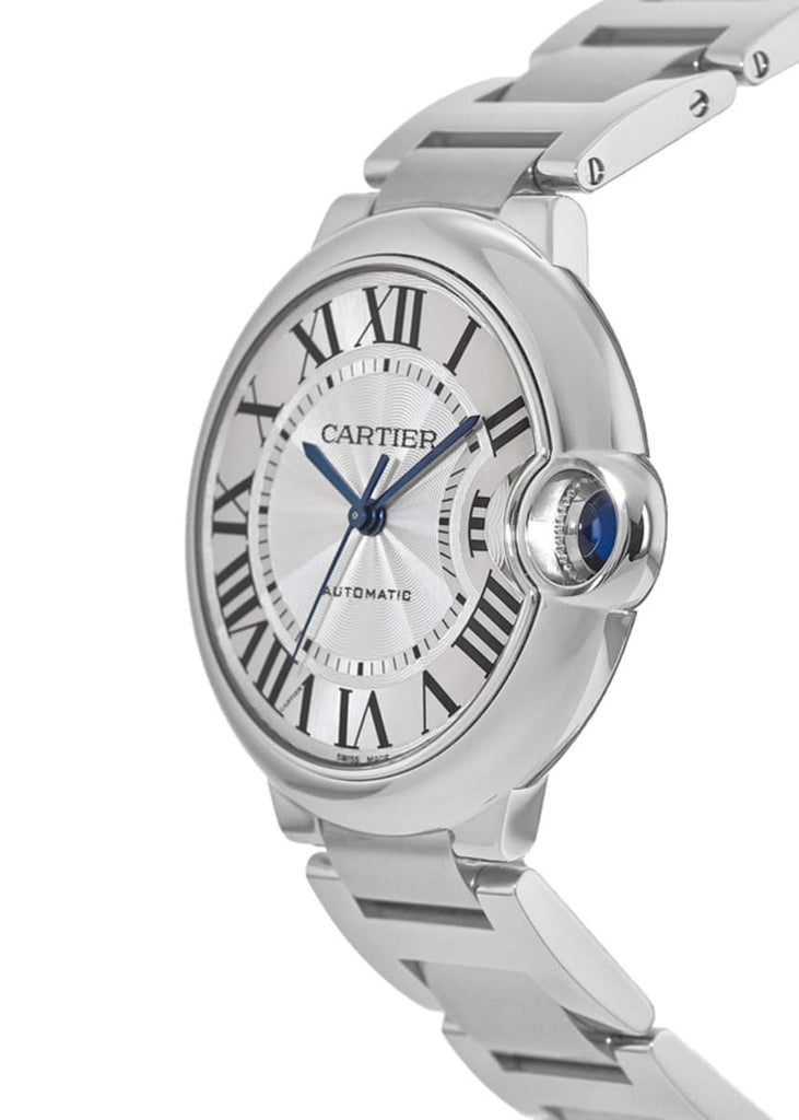 Cartier Ballon Bleu De Cartier Silver Dial Silver Steel Strap Watch for Women - WSBB0048 Buy Now By Cartier