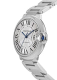 Cartier Ballon Bleu De Cartier Silver Dial Silver Steel Strap Watch for Women - WSBB0048 Buy Now By Cartier