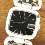 Gucci G Gucci Black Dial Silver Steel Strap Watch For Women - YA125510 Buy Now By Gucci