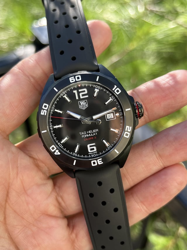 Tag Heuer Formula 1 Black Dial Strap Watch for Men - WAZ2115.FT8023