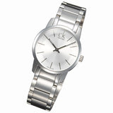 Calvin Klein City Silver Dial Silver Steel Strap Watch for Women - K2G23126 Buy Now By Calvin Klein