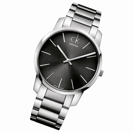 Calvin Klein City Black Dial Silver Steel Strap Watch for Men - K2G21161 Buy Now By Calvin Klein