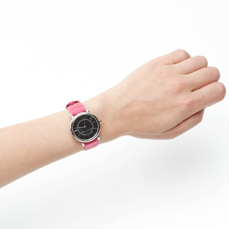 Marc Jacobs Roxy Black Dial Pink Leather Strap Watch for Women - MJ1540 Buy Now By Marc Jacobs