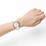 Marc Jacobs Roxy White Dial White Leather Strap Watch for Women - MJ1562 Buy Now By Marc Jacobs