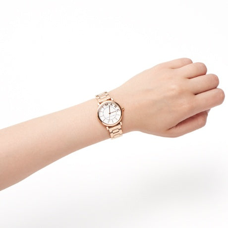 Marc Jacobs Roxy White Dial Rose Gold Steel Strap Watch for Women - MJ3527 Buy Now By Marc Jacobs