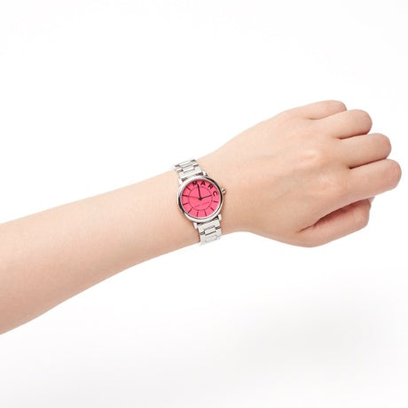 Marc Jacobs Roxy Pink Dial Silver Steel Strap Watch for Women - MJ3528 Buy Now By Marc Jacobs