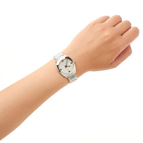 Gucci GG2570 White Dial Silver Steel Strap Watch For Women - YA142502 Buy Now By Gucci