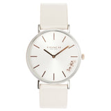 Coach Perry White Dial White Leather Strap Watch for Women - 14503117 Buy Now By Coach
