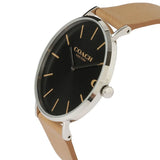 Coach Charles Black Dial Brown Leather Strap Watch for Men - 14602155 Buy Now By Coach