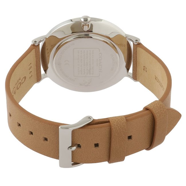 Coach Charles Black Dial Brown Leather Strap Watch for Men - 14602155 Buy Now By Coach