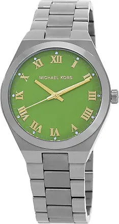 Michael Kors Lennox Three-Hand Green Dial Silver Steel Strap Watch for Women - MK7463 Buy Now By Michael Kors