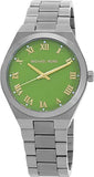 Michael Kors Lennox Three-Hand Green Dial Silver Steel Strap Watch for Women - MK7463 Buy Now By Michael Kors