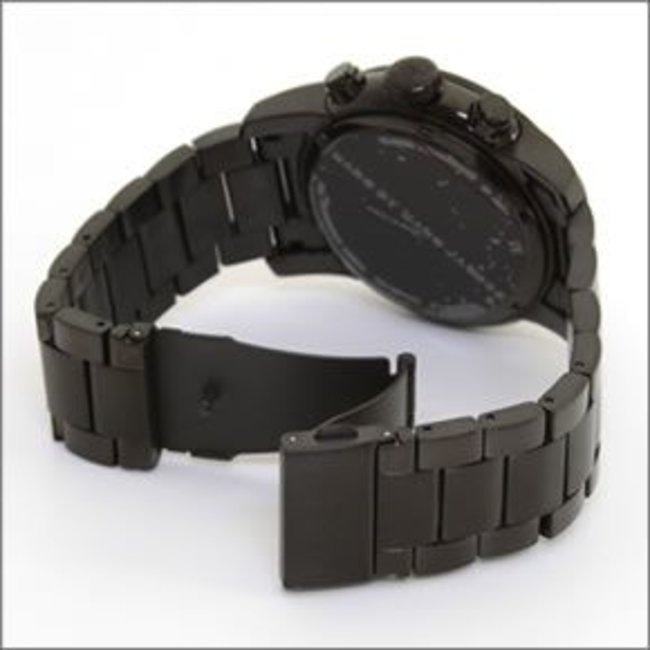 Marc Jacobs Larry Chronograph Black Dial Black Steel Strap Watch for Men - MBM5032 Buy Now By Marc Jacobs