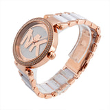Michael Kors Parker White Dial Two Tone Steel Strap Watch for Women - MK6365 Buy Now By Michael Kors
