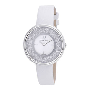 Swarovski Crystalline Pure White Dial White Leather Strap Watch for Women - 5275046 Buy Now By Swarovski