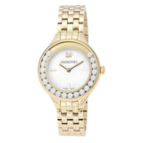 Swarovski Lovely Crystals White Dial Gold Steel Strap Watch for Women - 5242895 Buy Now By Swarovski