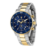 Maserati Competizione Chronograph Blue Dial Two Tone Steel Strap Watch For Men - R8873600006 Buy Now By Maserati