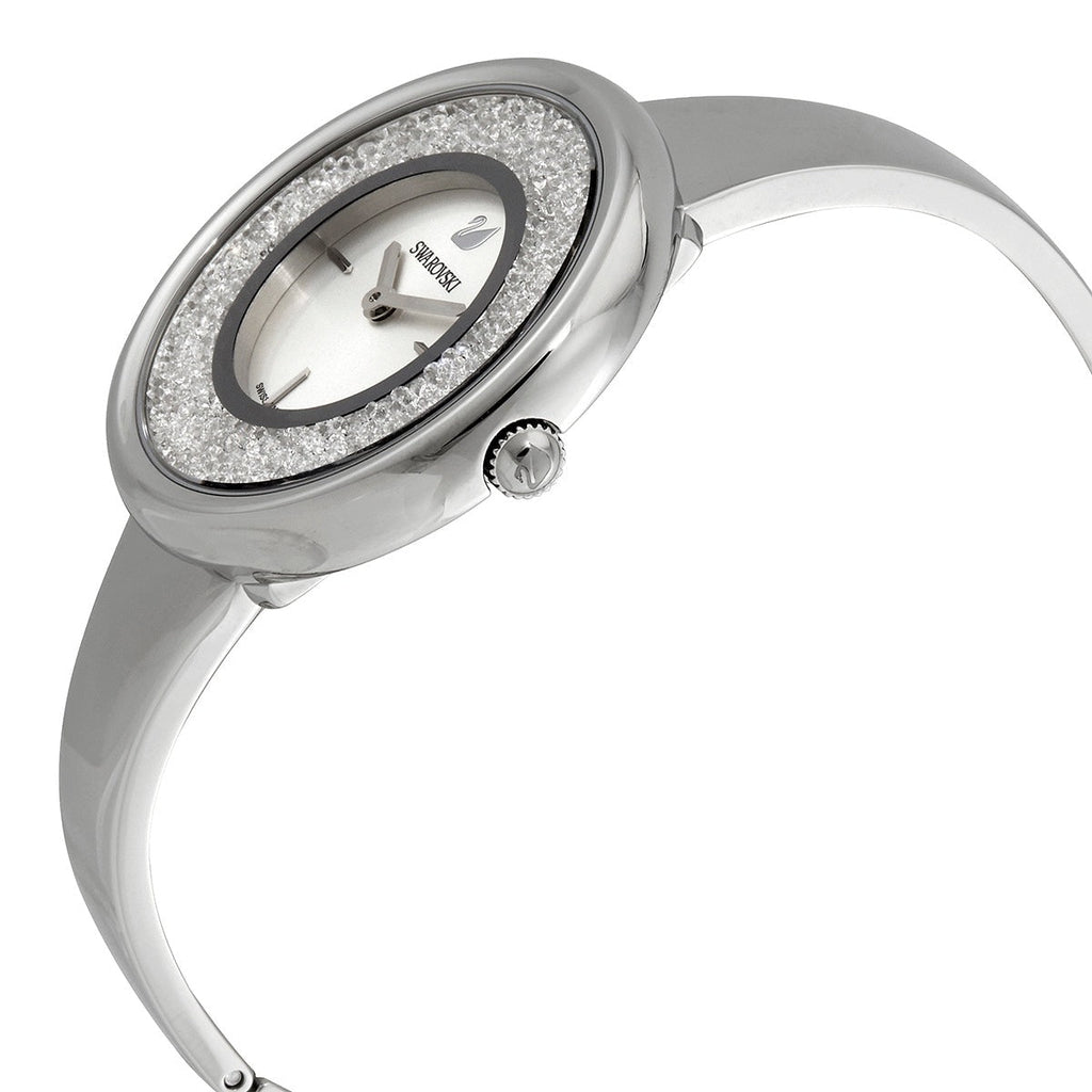 Swarovski Crystalline Pure White Dial White Leather Strap Watch for Women - 5275046 Buy Now By Swarovski