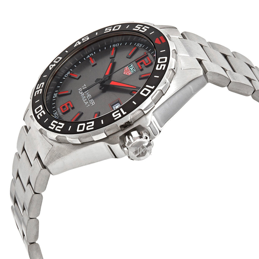 Tag Heuer Formula 1 Quartz Anthracite Dial Silver Steel Strap Watch for Men - WAZ1018.BA0842 Buy Now By Tag Heuer