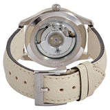 Gucci G Timeless Automatic Silver Dial Beige Leather Strap Watch For Men - YA126348 Buy Now By Gucci