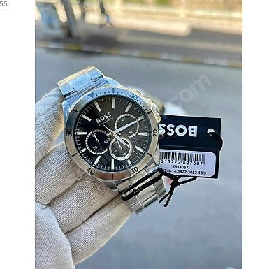 Hugo Boss Troper Chronograph Blue Dial Silver Steel Strap Watch For Men - 1514057 Buy Now By Hugo Boss