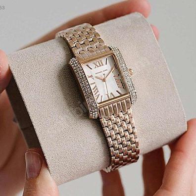 Michael Kors Emery Three-Hand White Dial Rose Gold Steel Strap Watch for Women - MK4743 Buy Now By Michael Kors