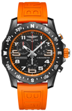 Breitling Endurance Pro Black Dial Orange Rubber Strap Watch for Men - X82310A51B1S1 Buy Now By Breitling