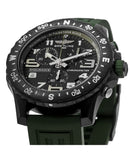 Breitling Endurance Pro Black Dial Green Rubber Strap Watch for Men - X82310D31B1S1 Buy Now By Breitling